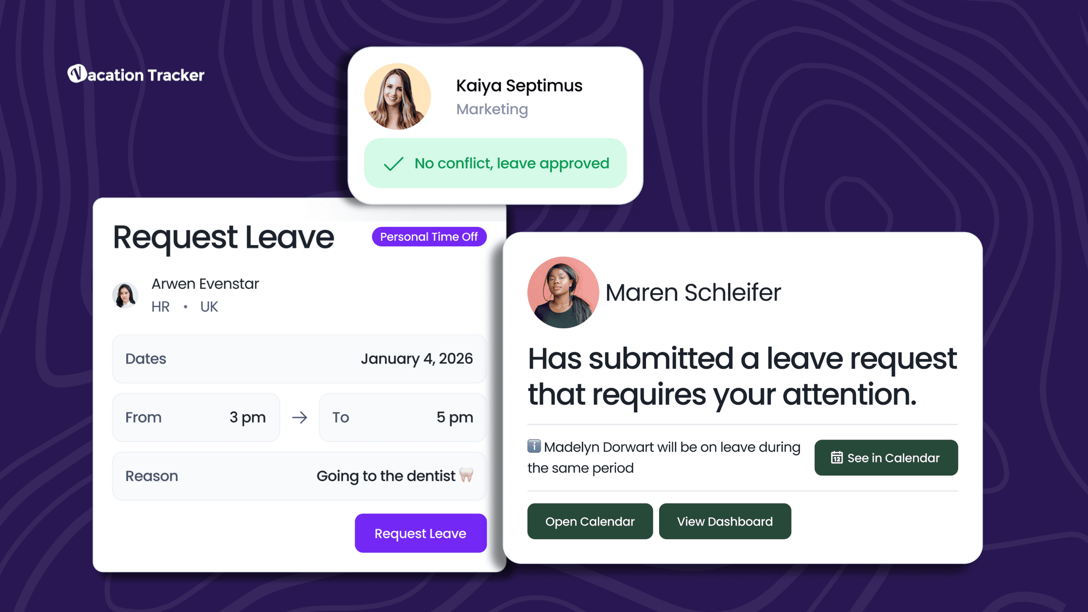 Managing Leave in Vacation Tracker