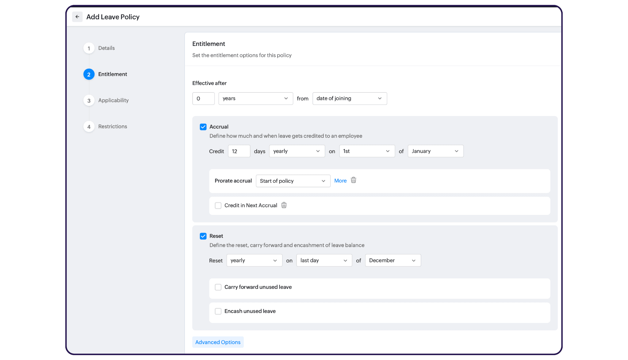 Online Leave Management in Zoho People