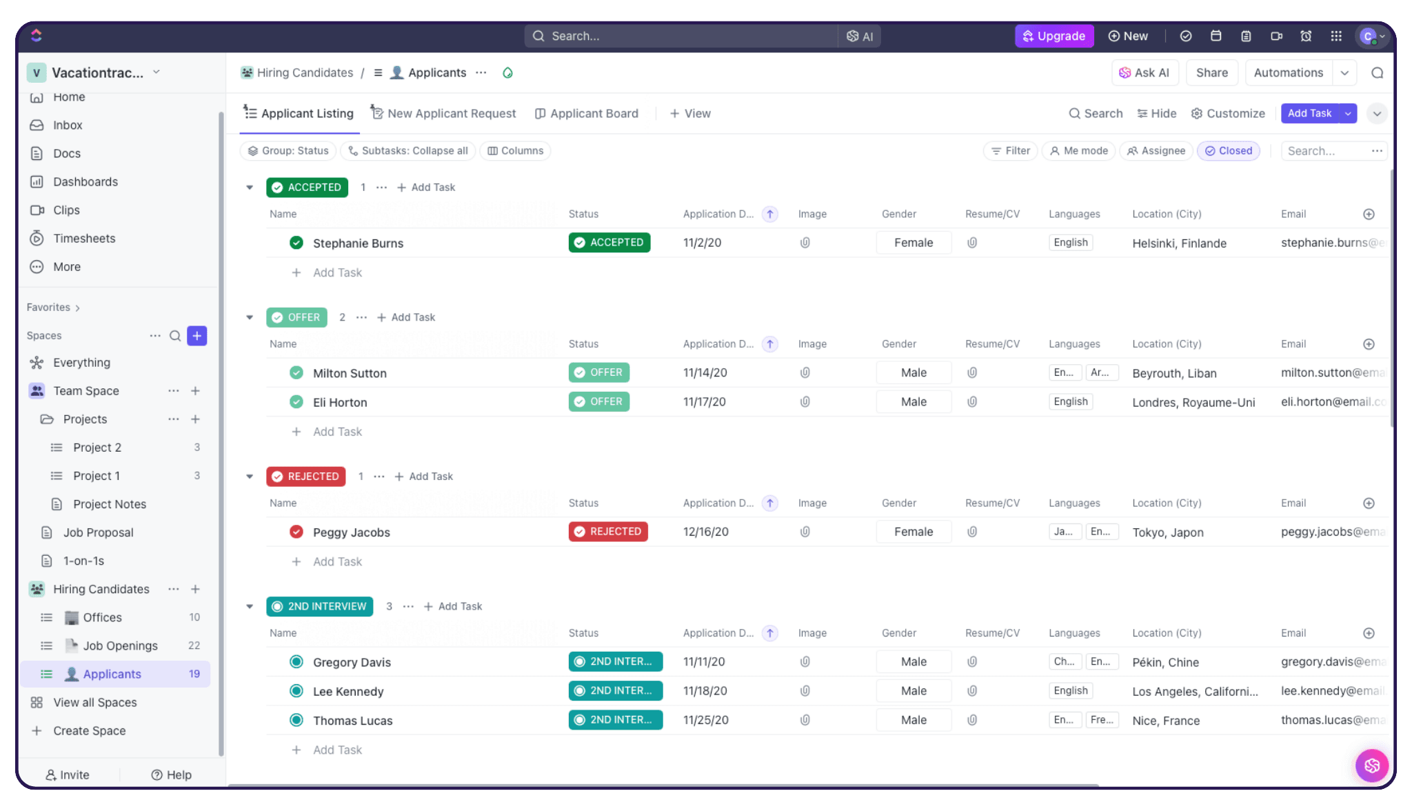 ClickUp Template