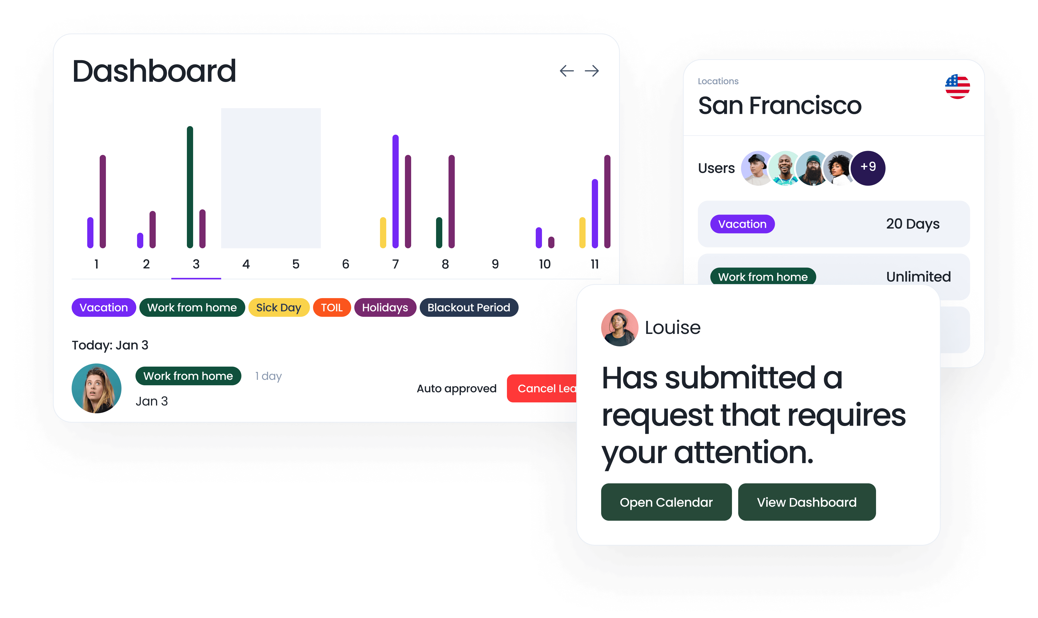 Your Team’s Time Off at a Glance