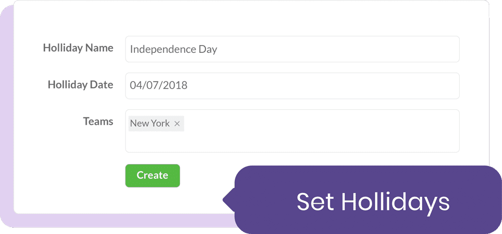 How To: Set Your Team’s Holidays Quickly