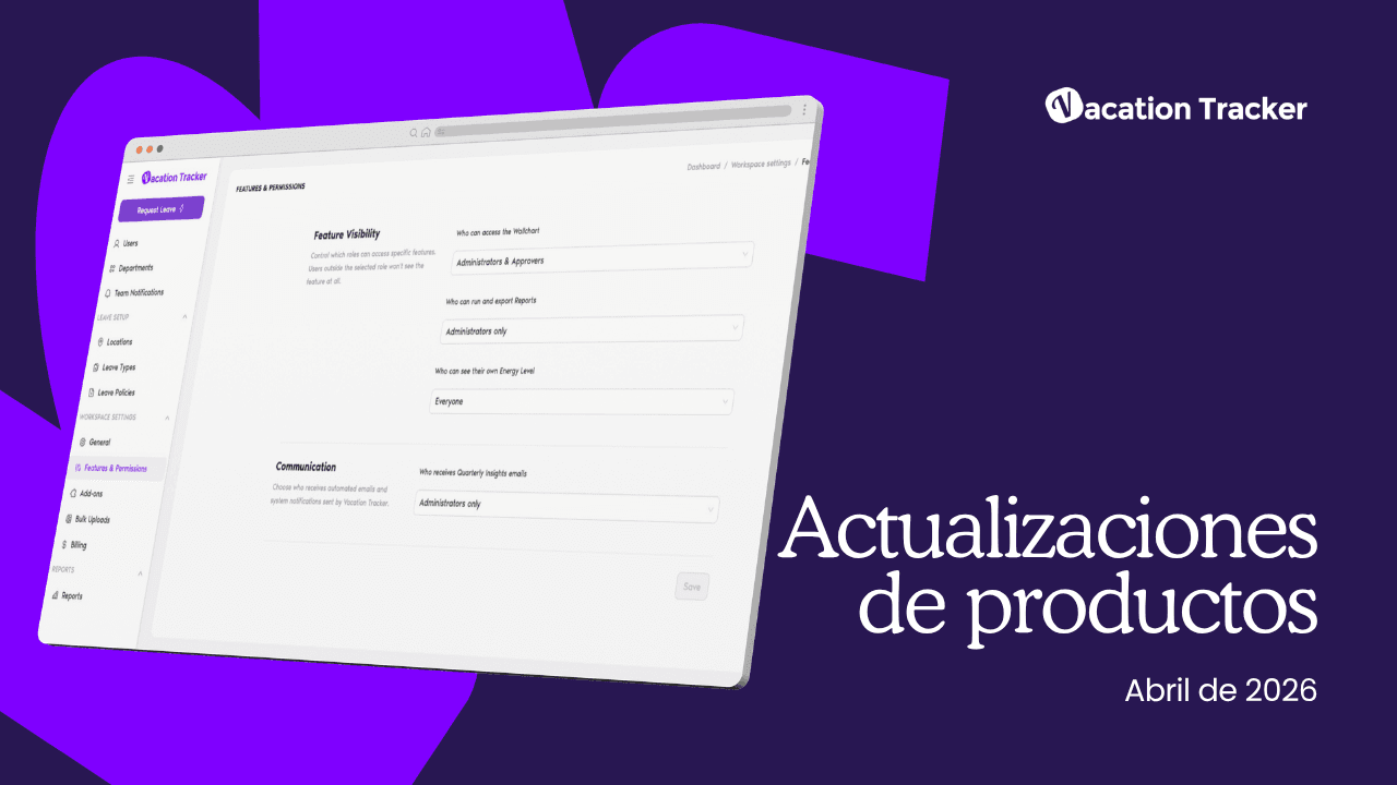 Actualizaciones de abril de 2026: Nuevos controles de administración y notificaciones por correo electrónico