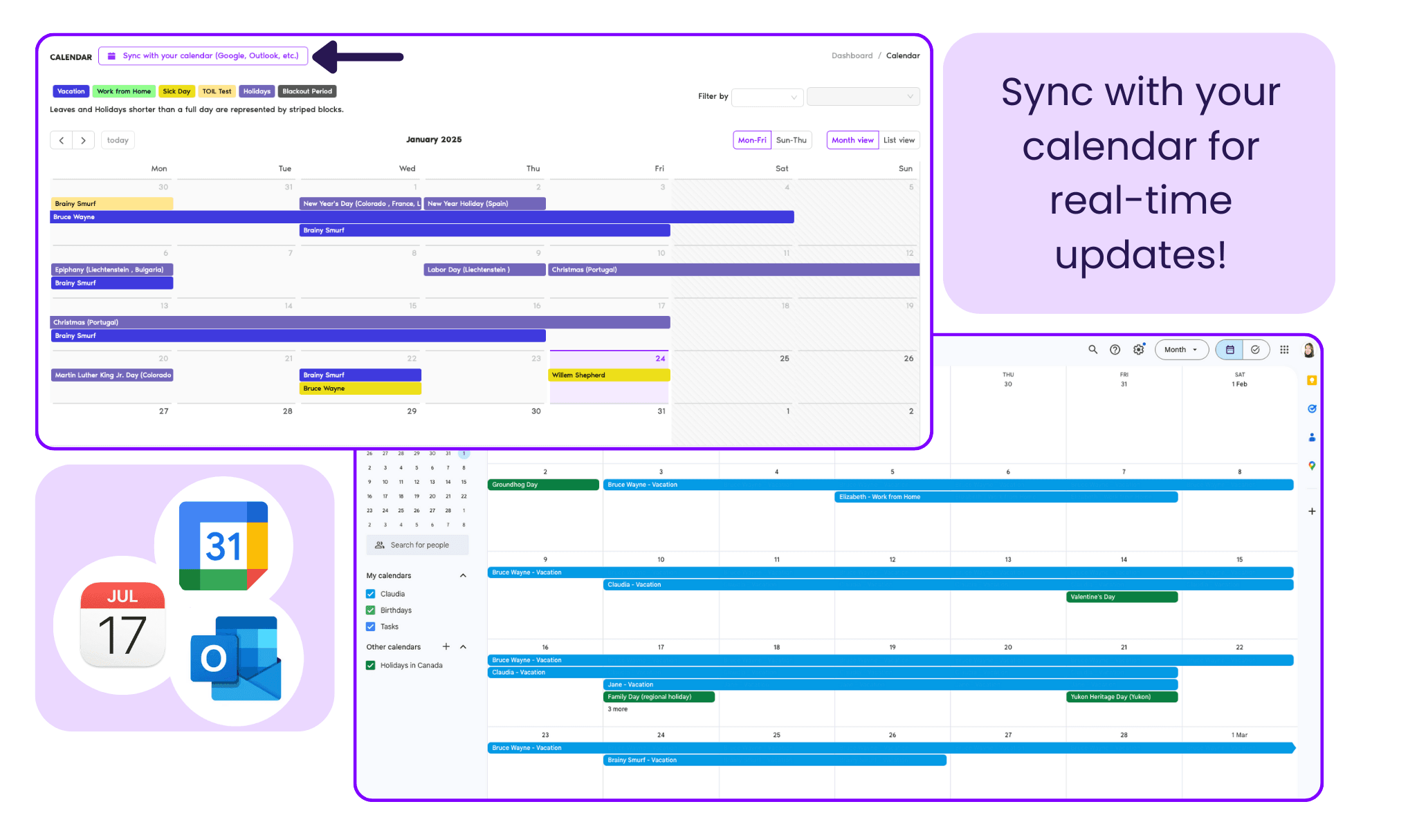 Calendar Integration