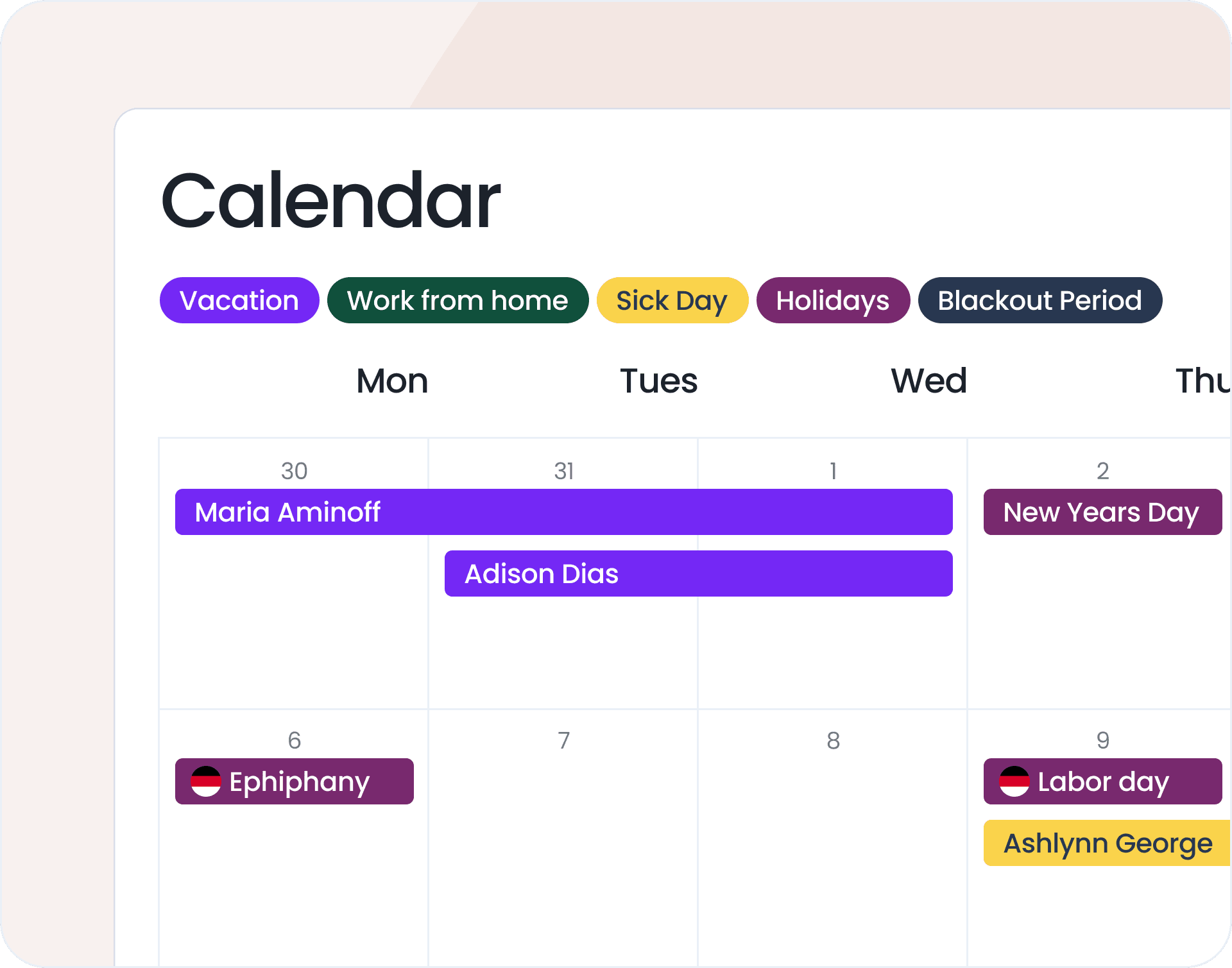 Powerful Calendar