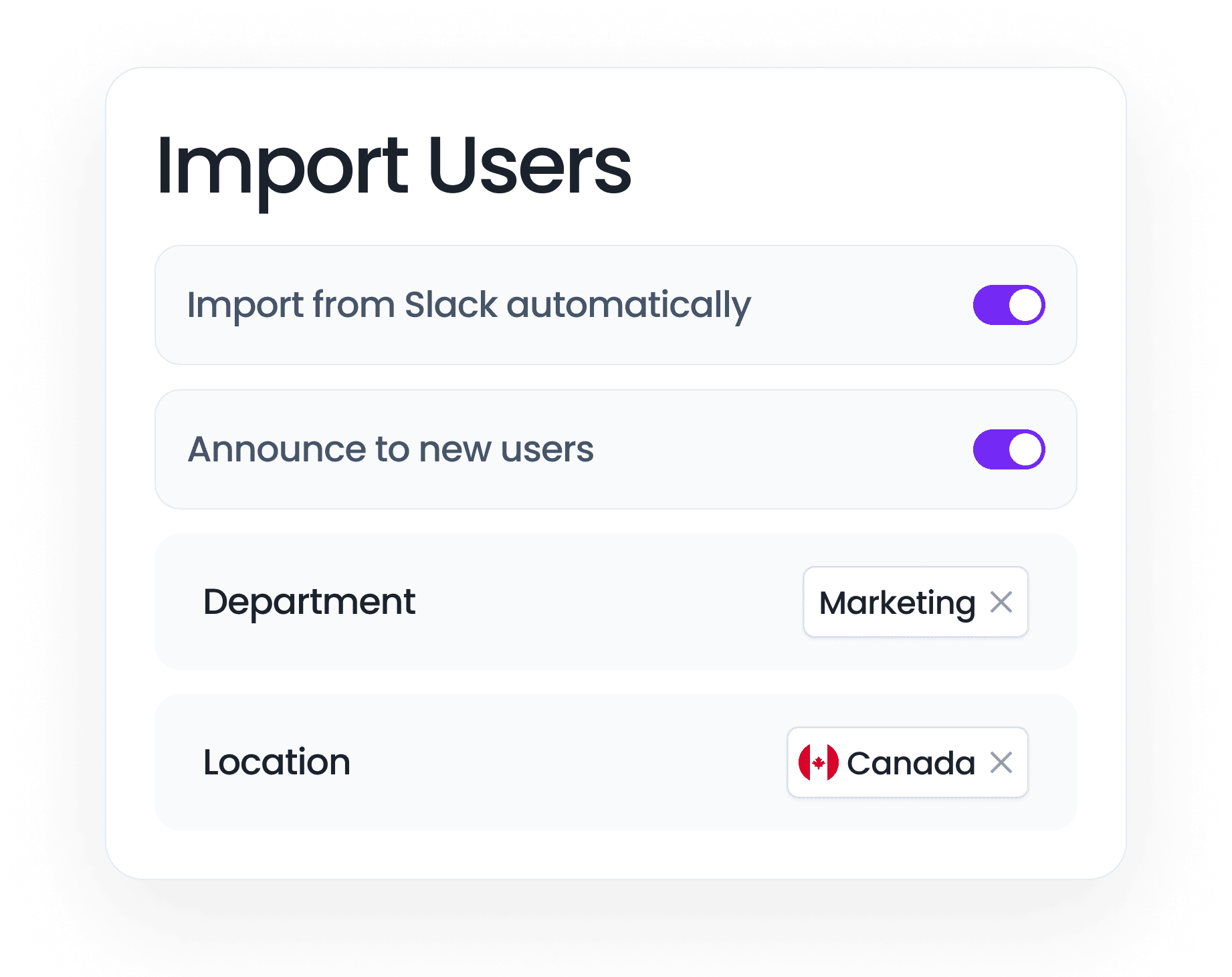 Connect Your Slack Users with One Click