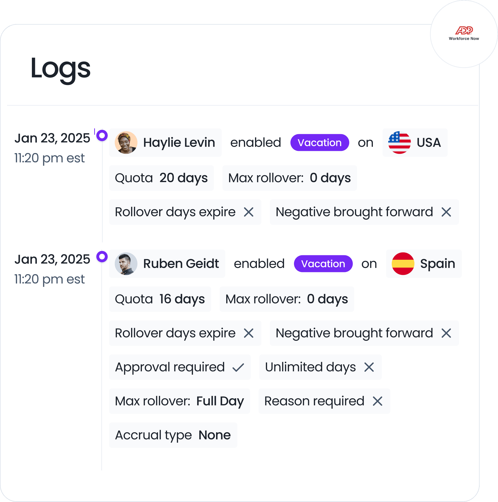 La paie reflète toujours <br> ce qui s’est réellement passé