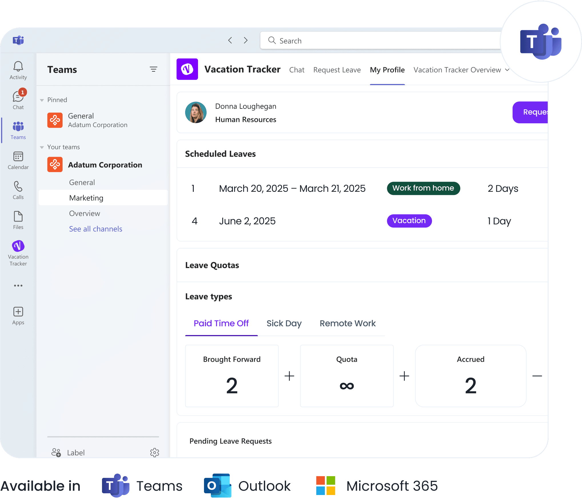 Easily Access Your Leave Info in Microsoft Teams