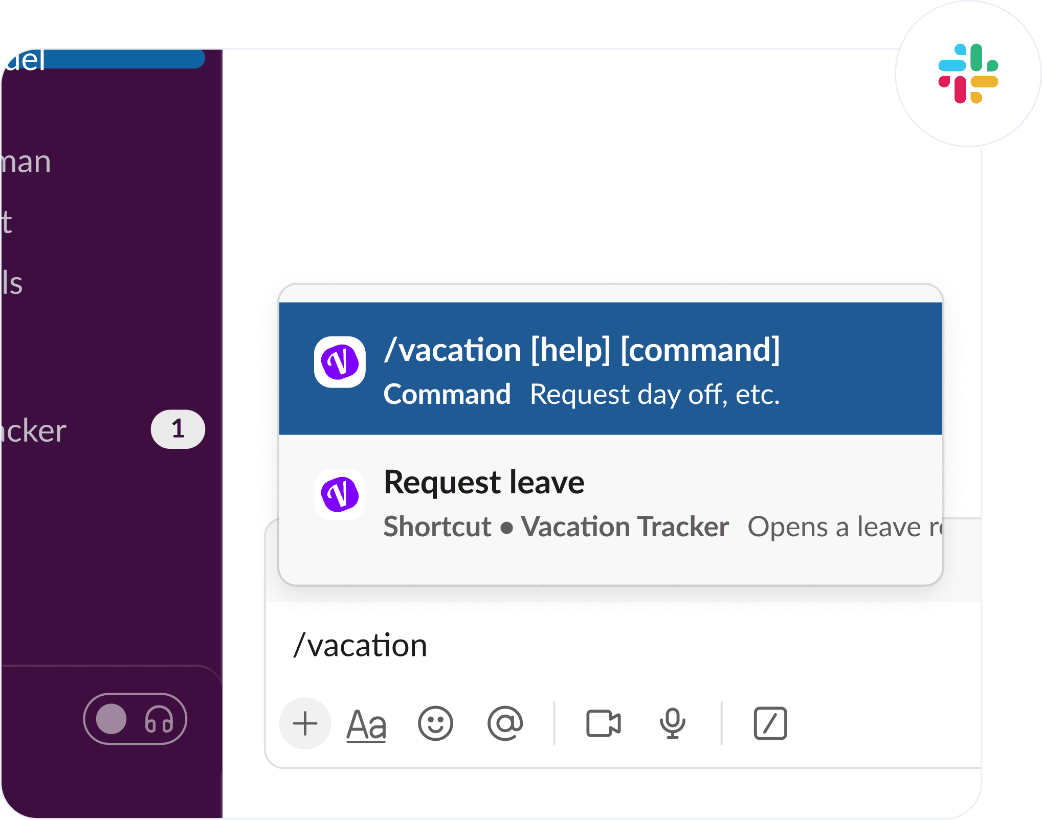 Request & Approve Time Off in Seconds—Right from Slack