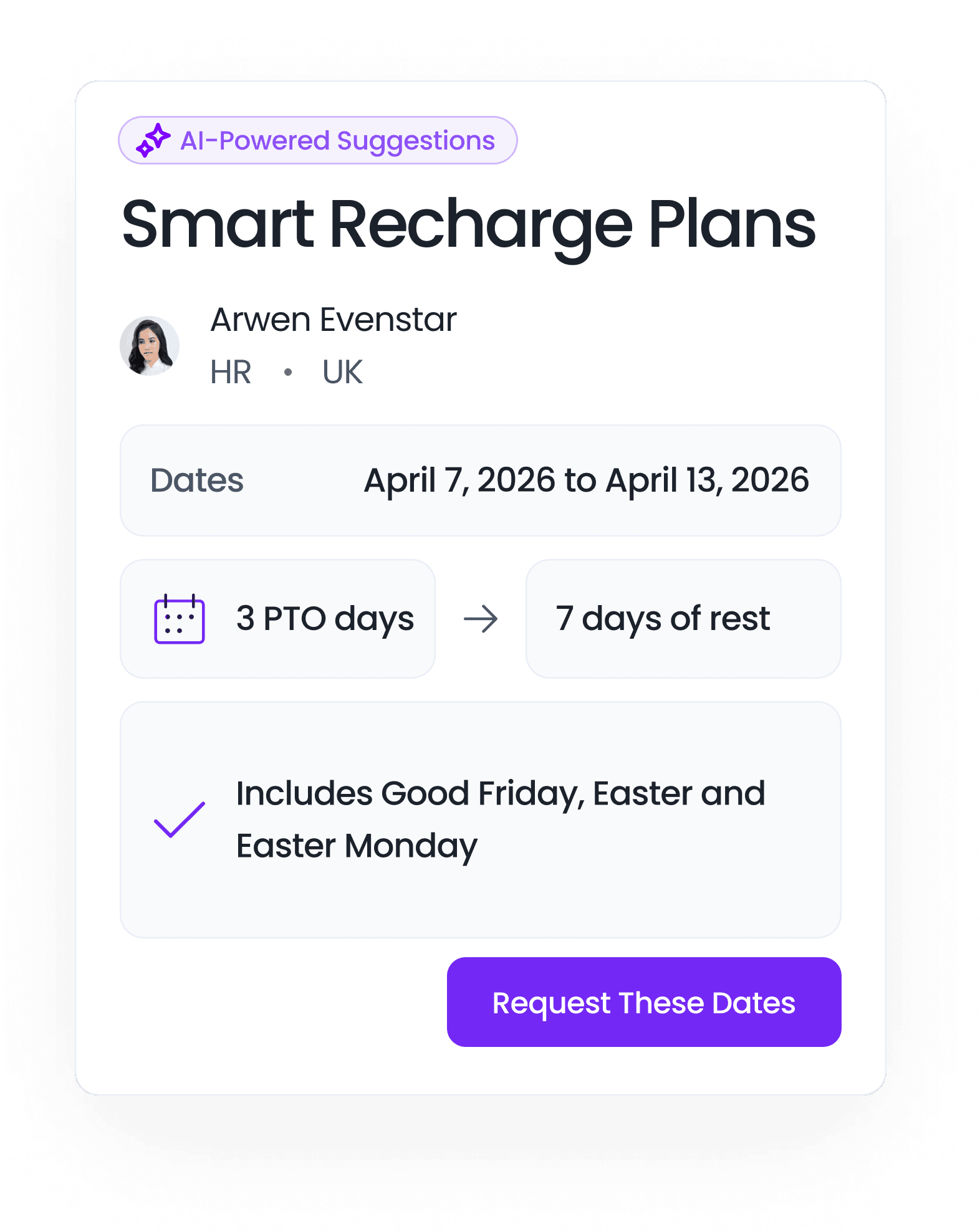 New: Vacation Tracker Recharge