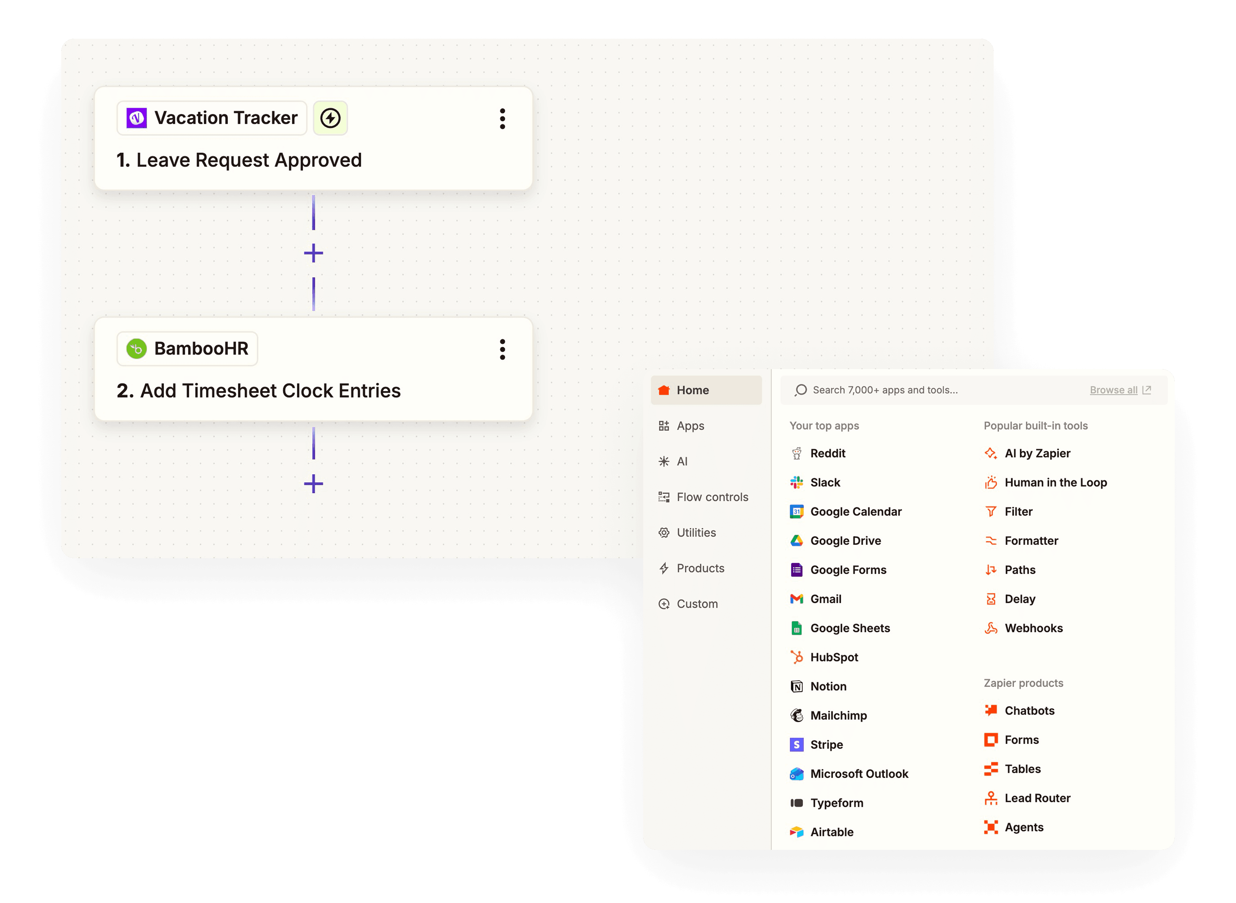 Connectez Vacation Tracker à chaque outil dont votre équipe dépend