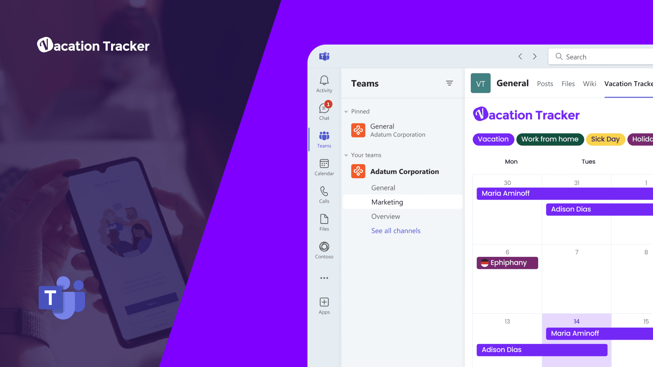 Introducing Vacation Tracker for Microsoft Teams