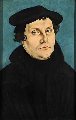 Portrait de Martin Luther de la Réforme Protestante