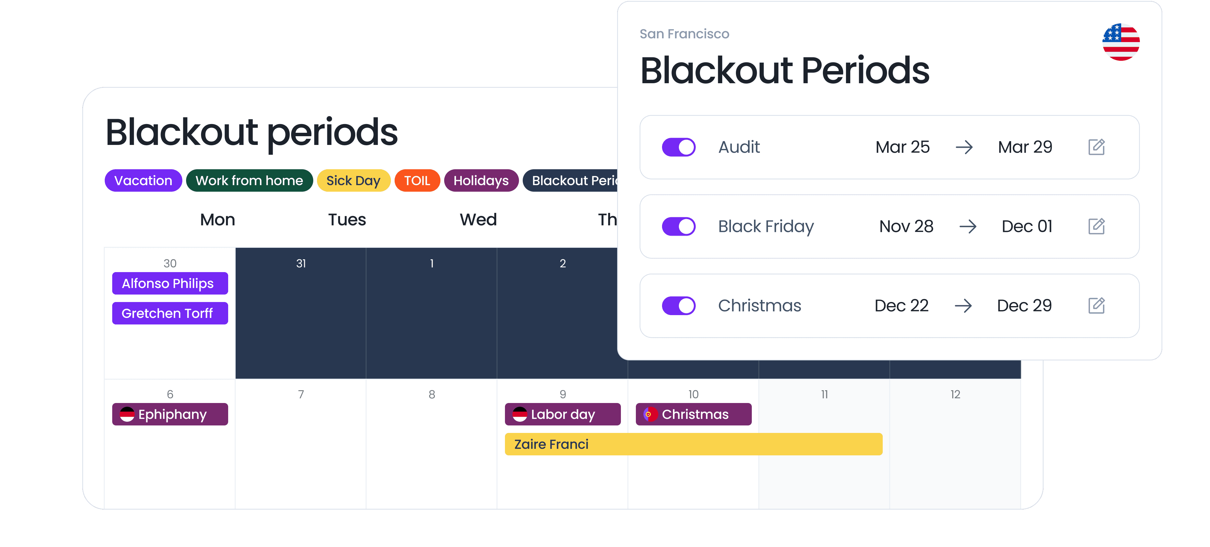 Limit Time Off During Peak Seasons