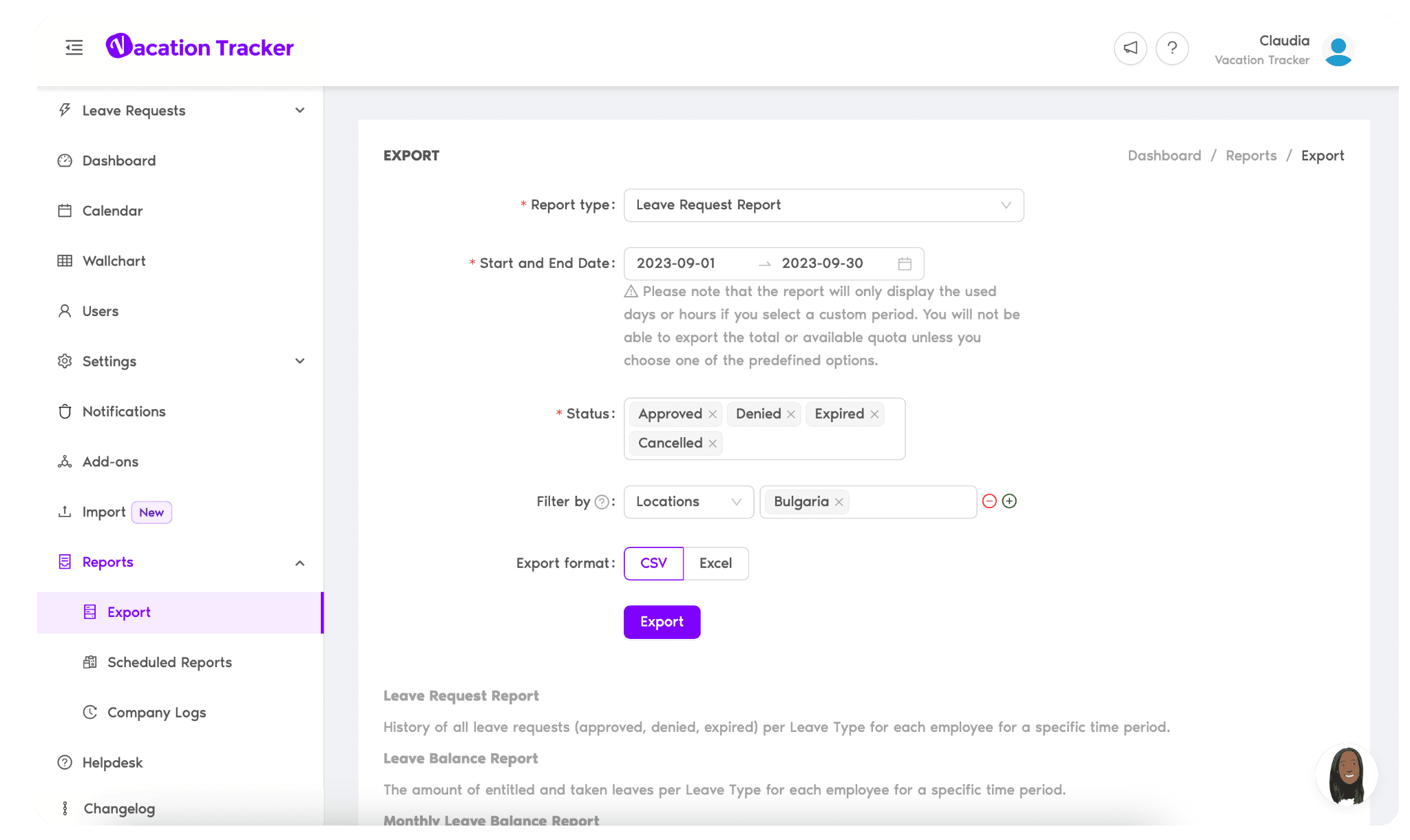 PTO Reports and Analytics