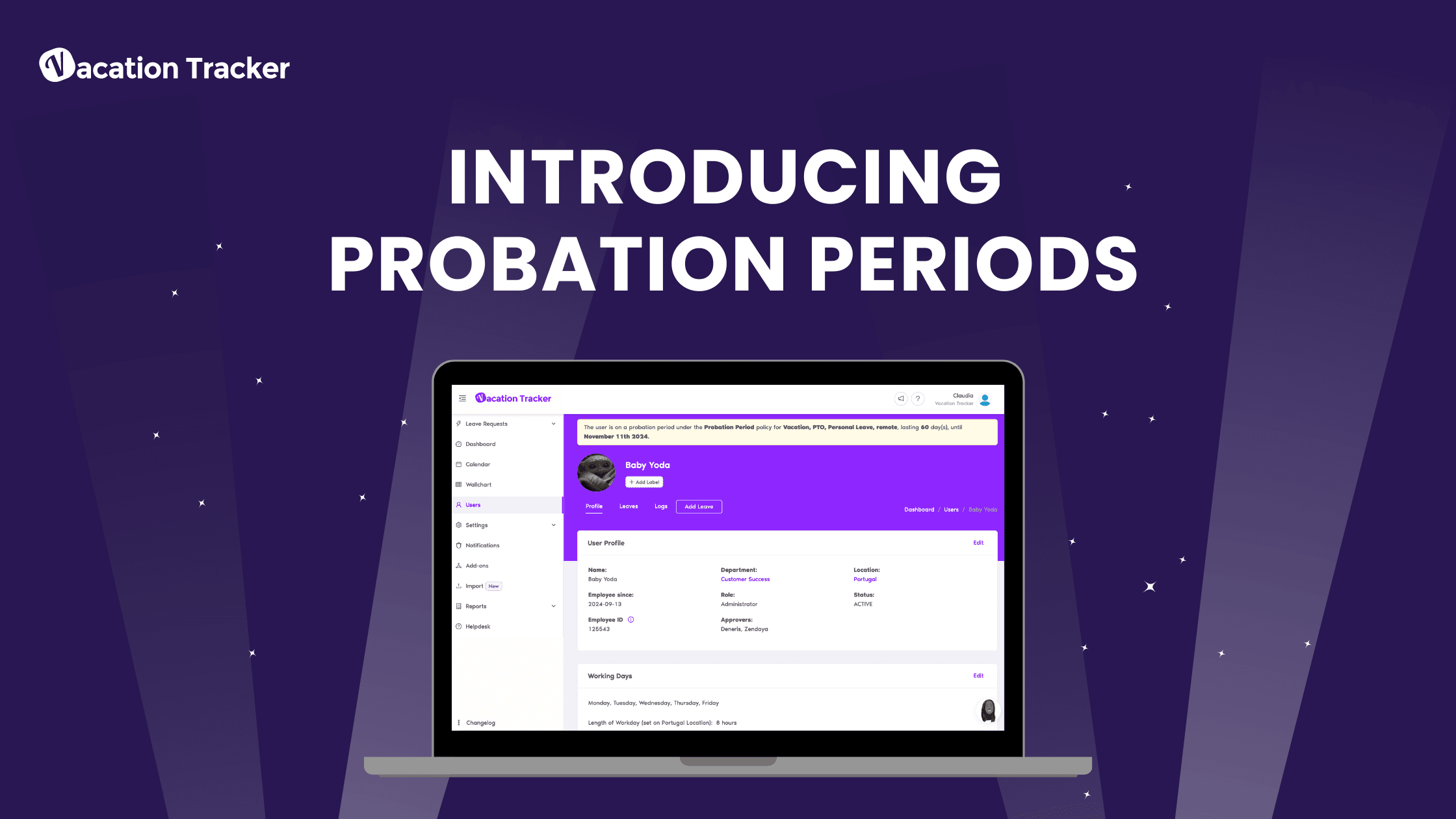 Introducing Probation Periods in Vacation Tracker