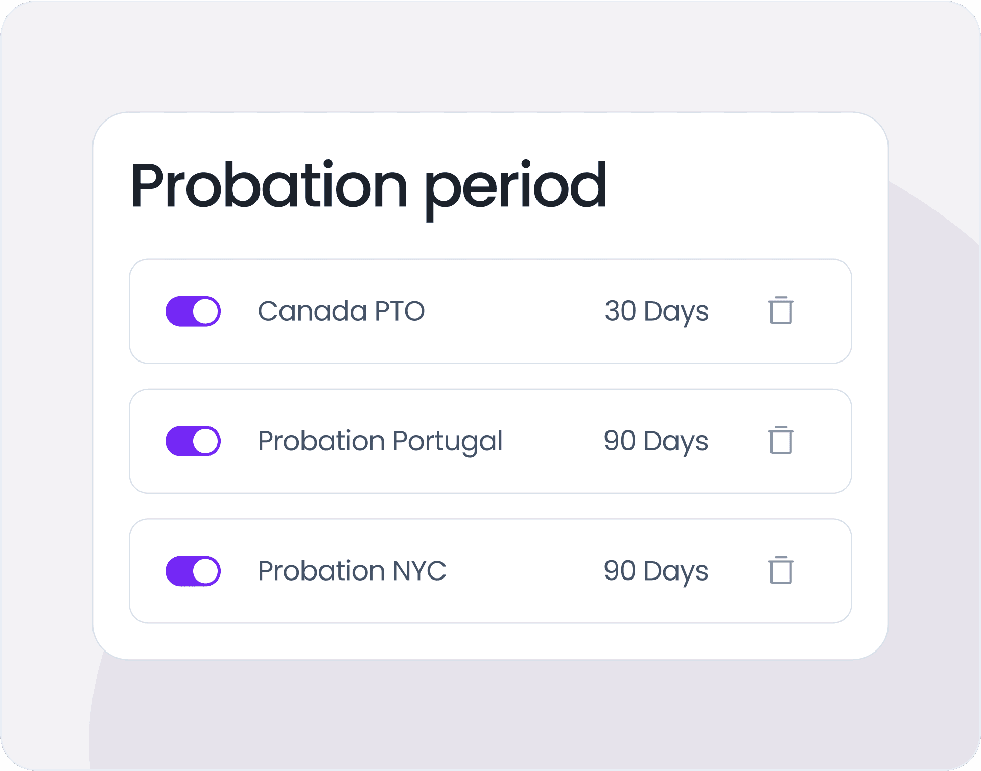 Simplify Tracking of Probation Periods