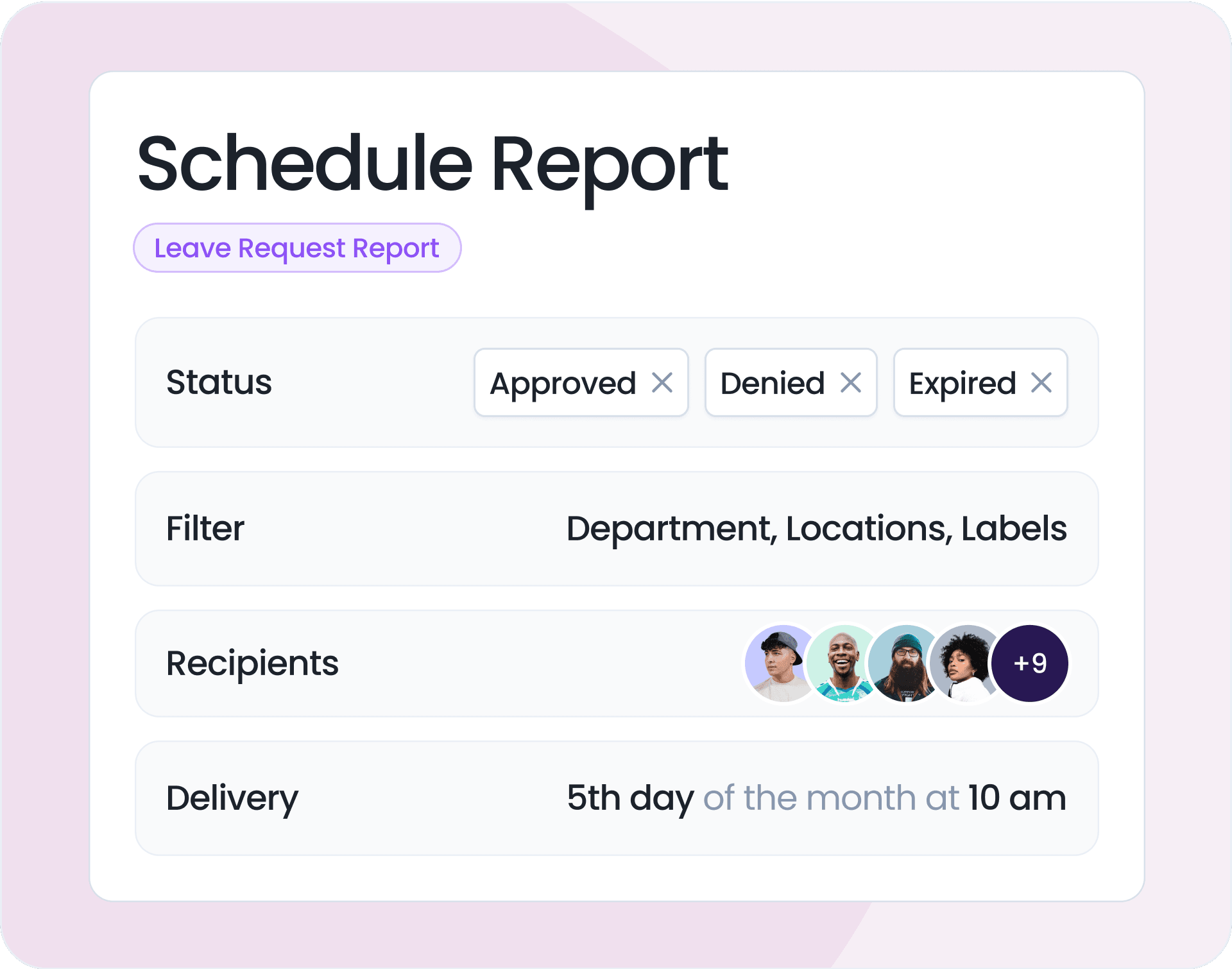 Scheduled Reports