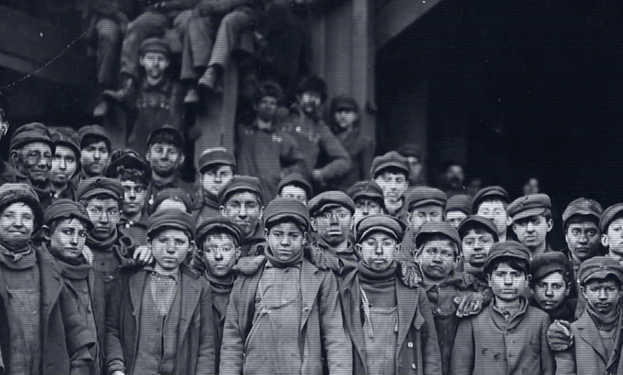 Children of 18th century factory work