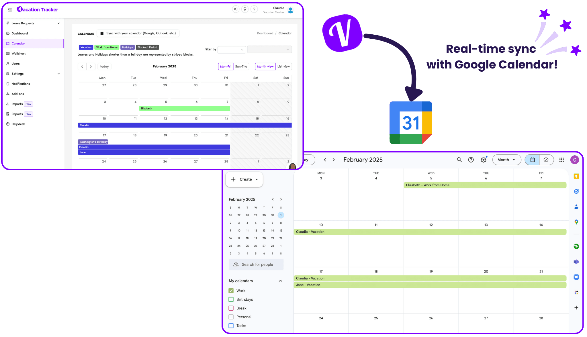  Vacation Tracker Calendar Integration