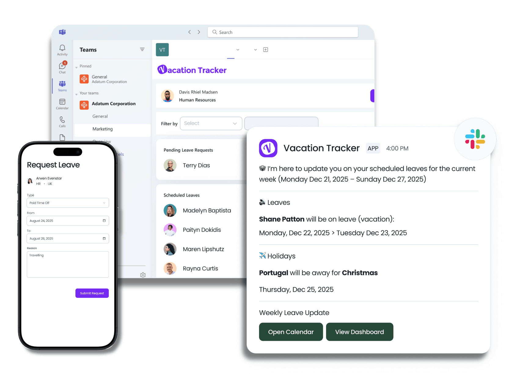 vacation tracker platform images