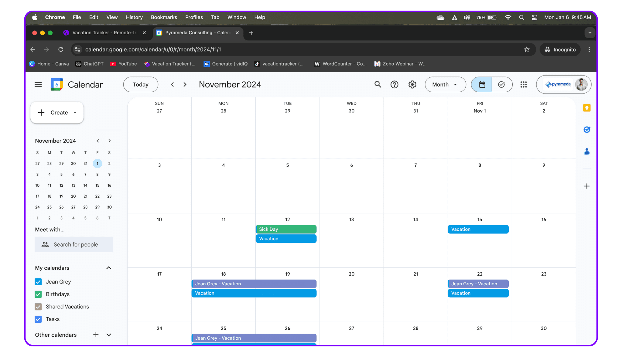 calendar sync