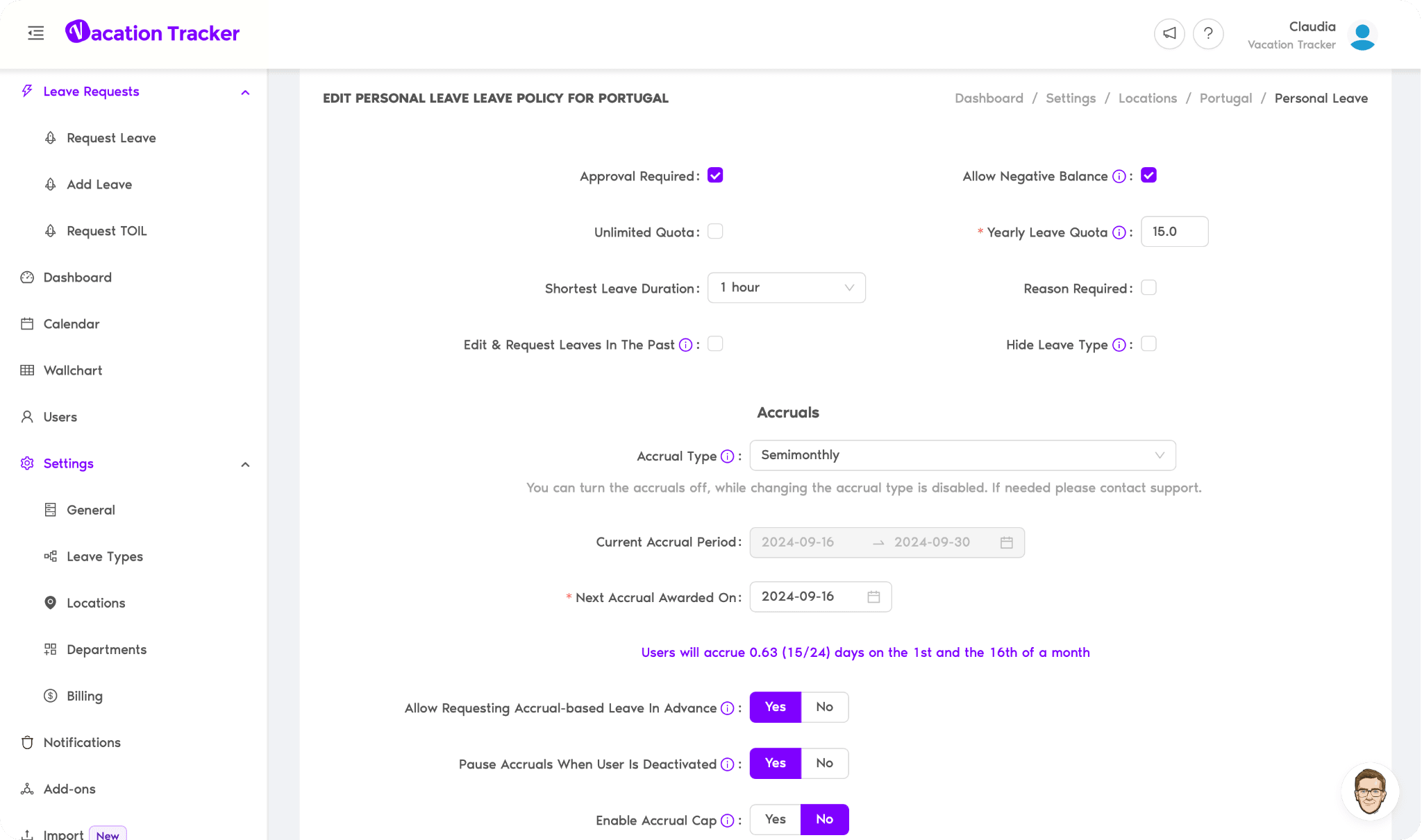 Create A Leave Policy