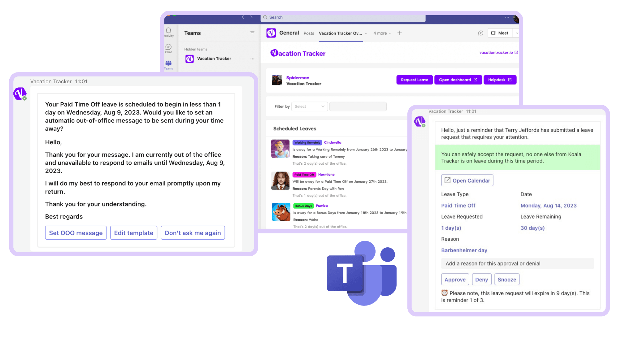 Vacation Tracker Microsoft Teams