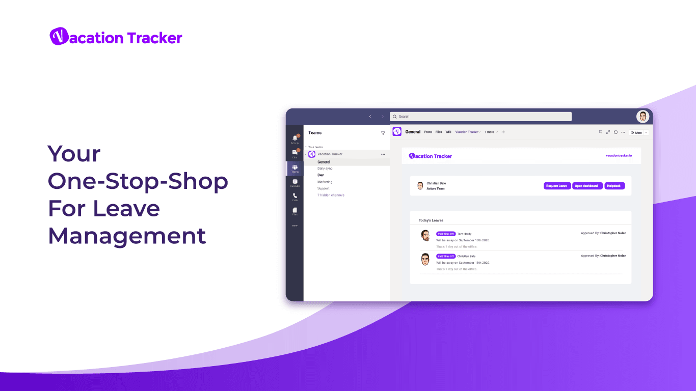 Introducing Vacation Tracker for Microsoft Teams! 🏖️